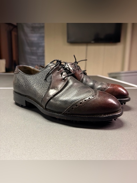 Vintage Stone Tarlow/Footjoy‎ Mens Golf Shoes Shell Cordovan Size 9 main image 7